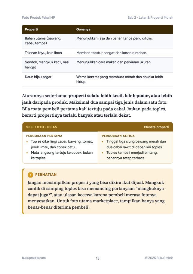 Contoh halaman Foto Produk Pakai HP yang Bikin Orang Berhenti Scroll