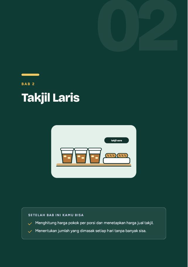 Contoh halaman Ide Jualan Ramadan & Lebaran: Takjil, Kue Kering, Hampers