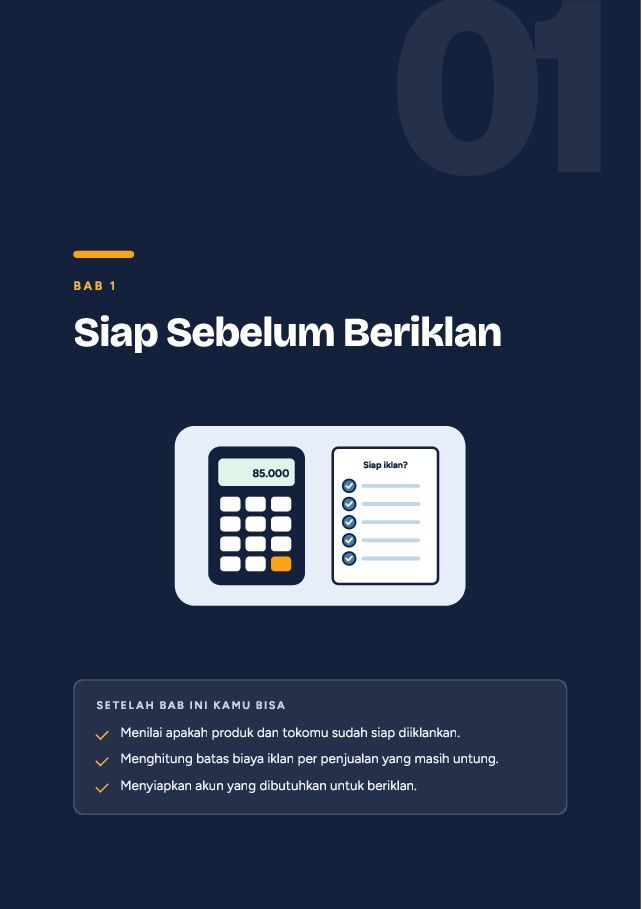 Contoh halaman Iklan Facebook & Instagram untuk UMKM