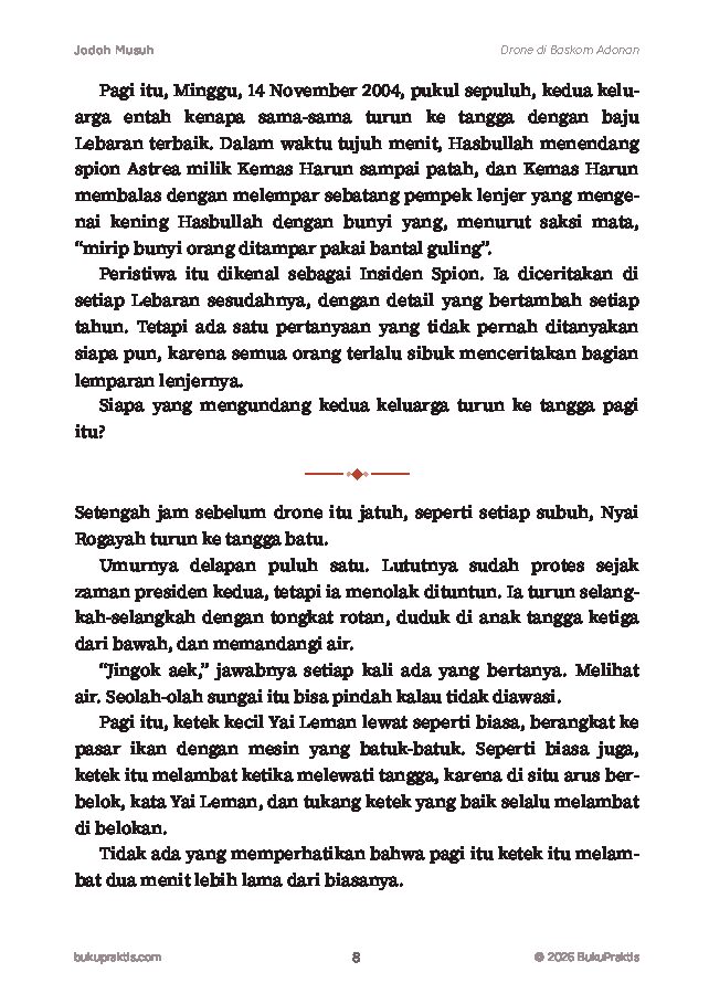 Contoh halaman Jodoh Musuh