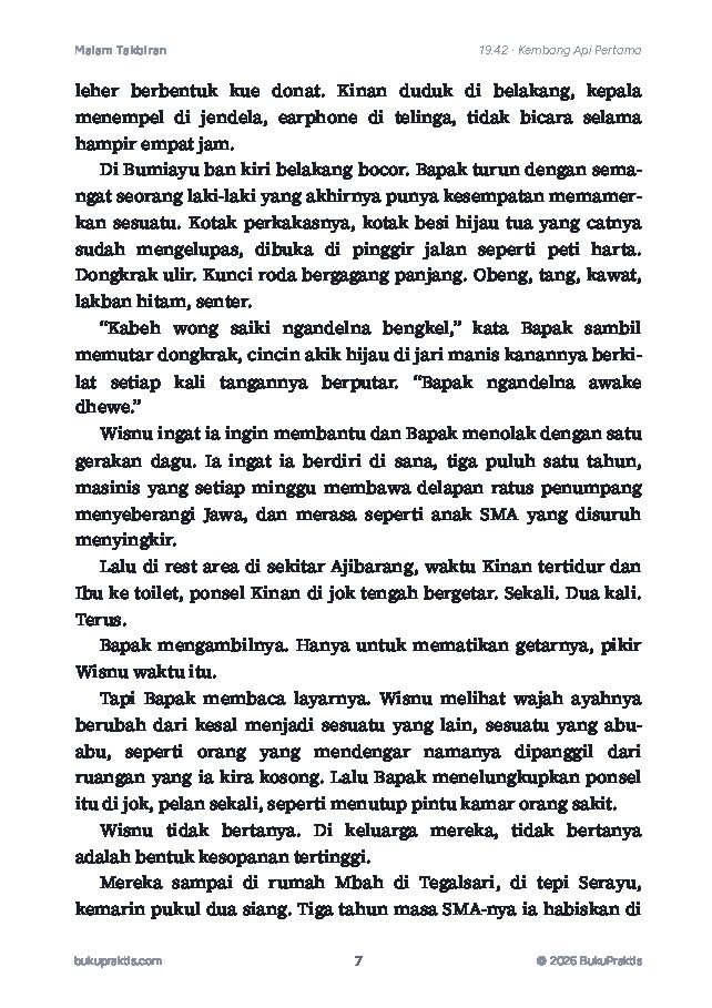 Contoh halaman Malam Takbiran