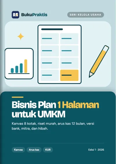 Sampul Bisnis Plan 1 Halaman untuk UMKM